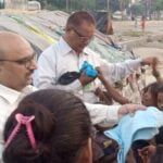 cloths distribution